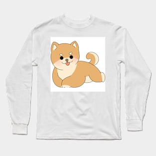 Dog illustration Long Sleeve T-Shirt